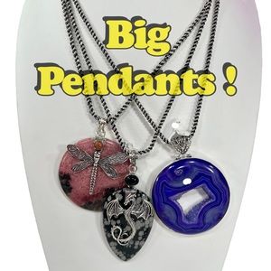 Auction Listing 925 Big Pendants